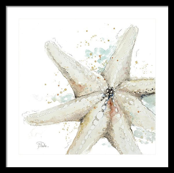 Water Starfish Framed Print by Patricia Pinto
