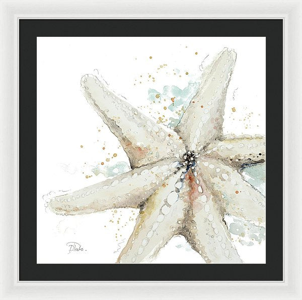 Water Starfish Framed Print by Patricia Pinto
