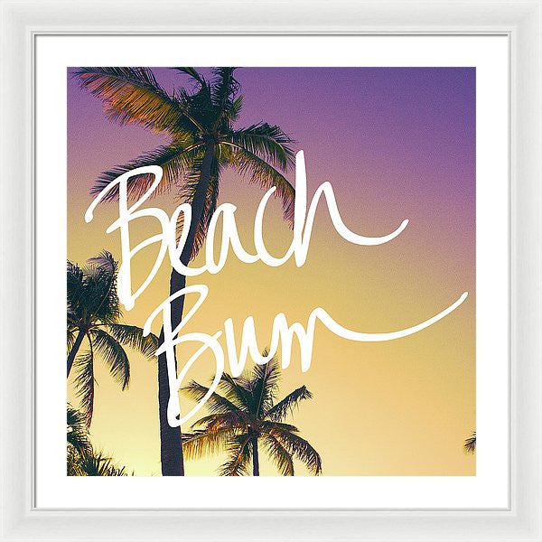 Evening Beach Bum Framed Print by Emily Navas