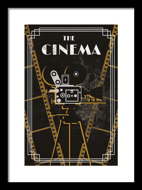 Cinema And Theater II Framed Print by South Social Studio