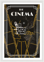 Cinema And Theater II Framed Print by South Social Studio