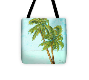 Beach Palm Blue I Tote Bag