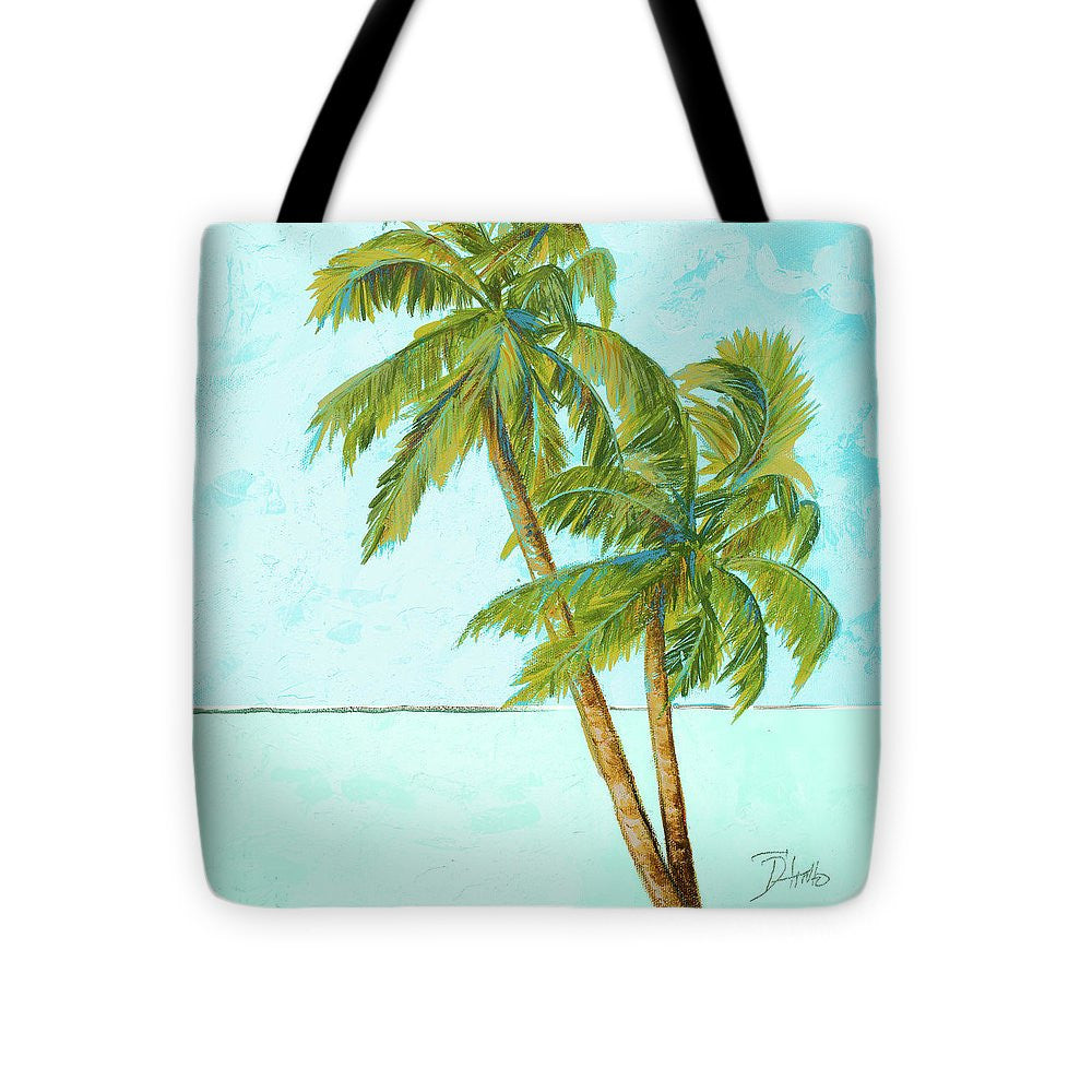 Beach Palm Blue I Tote Bag