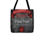 Still Life Wine Label Square Viii Tote Bag