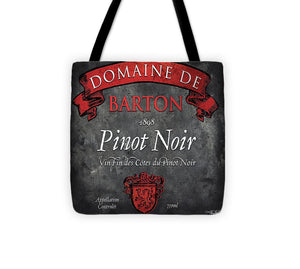 Still Life Wine Label Square Viii Tote Bag