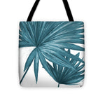Blue Palmera II Tote Bag