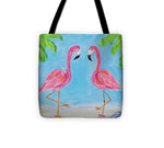 Fancy Flamingos IIi Tote Bag