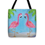 Fancy Flamingos IIi Tote Bag
