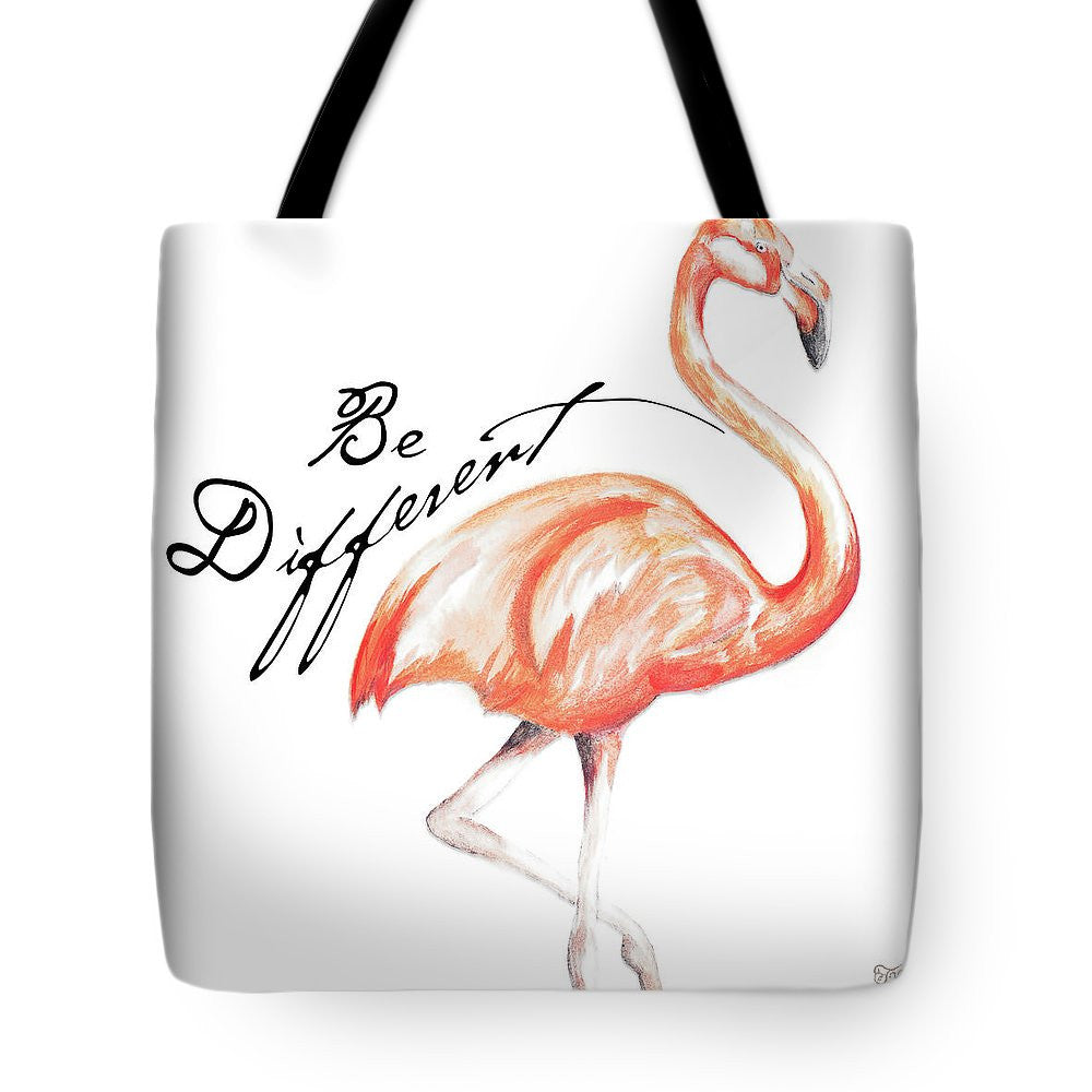 Be Different Flamingo I Tote Bag