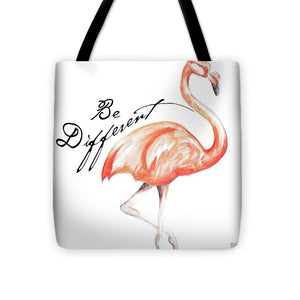 Be Different Flamingo I Tote Bag