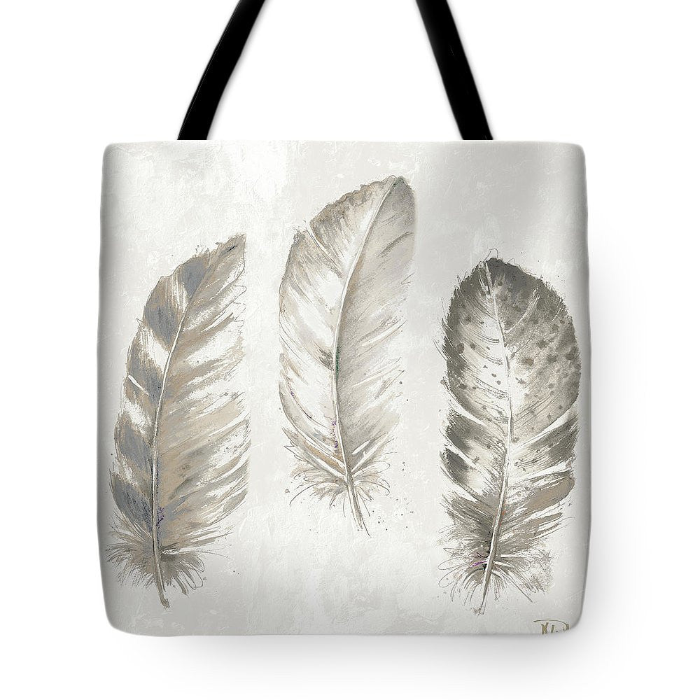 Three Modern Feathers I Tote Bag