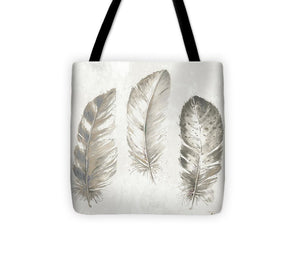 Three Modern Feathers I Tote Bag