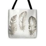 Three Modern Feathers I Tote Bag