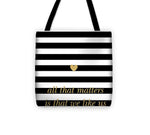 Valentine's Stripe II Tote Bag