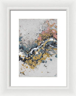 Turbulence Vertical Framed Print by Patricia Pinto