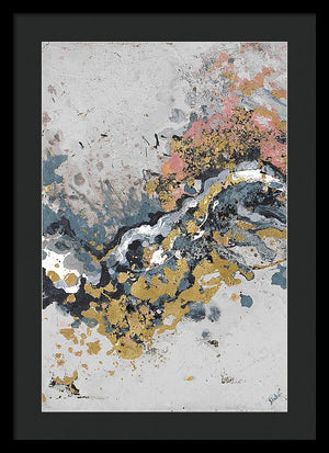 Turbulence Vertical Framed Print by Patricia Pinto