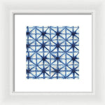 Shibori Iv Framed Print by Elizabeth Medley