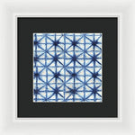 Shibori Iv Framed Print by Elizabeth Medley