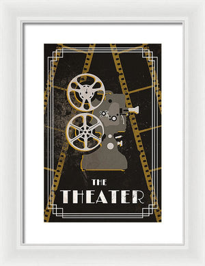 Cinema And Theater I Framed Print by South Social Studio