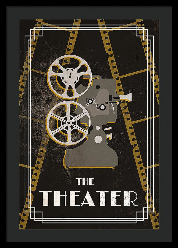 Cinema And Theater I Framed Print by South Social Studio