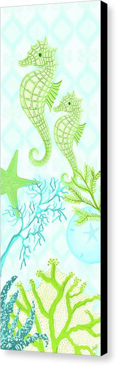 Seahorse Reef Panel II Canvas Print by Andi Metz