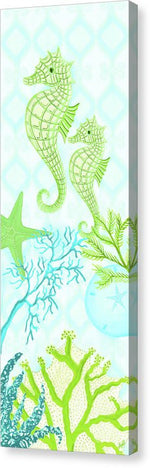 Seahorse Reef Panel II Canvas Print by Andi Metz