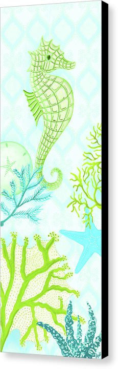 Seahorse Reef Panel I Canvas Print by Andi Metz
